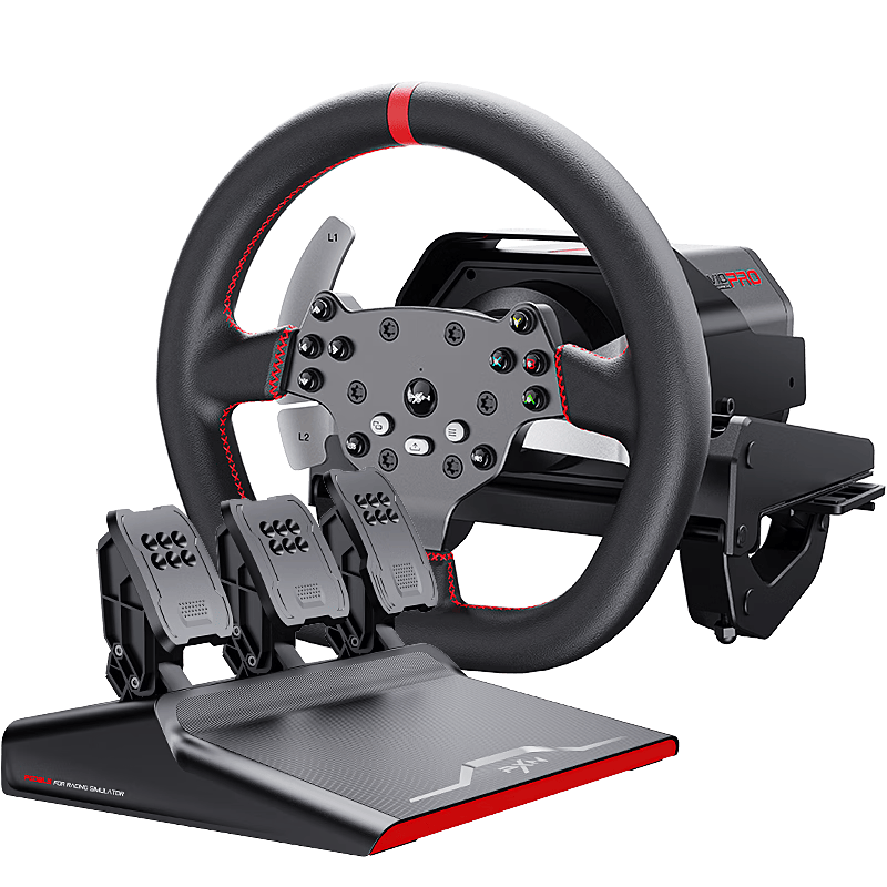 达V10 PRO赛车游戏方向盘模拟器pg试玩体验真实赛车的快感——莱仕