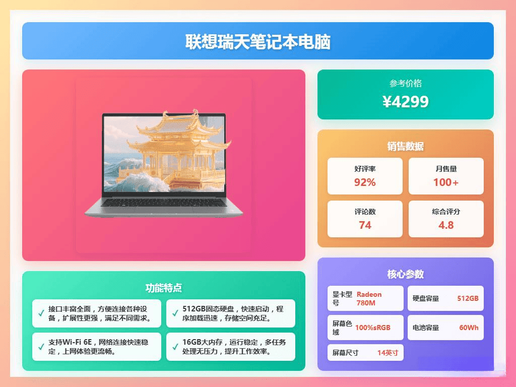 5000元左右的高性价比笔记本办公学习游戏全能搞定！pg电子试玩2026年笔记本电脑选购指南：推荐9款(图6)